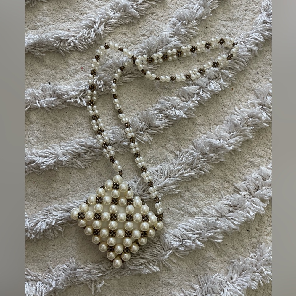 FREE PEOPLE Pearl Beaded mini